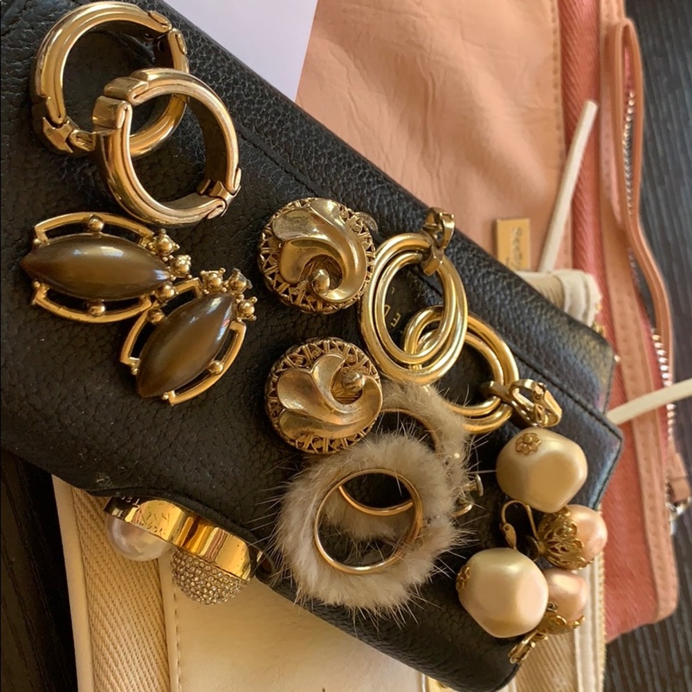 6 pairs Vintage 50’s earrings